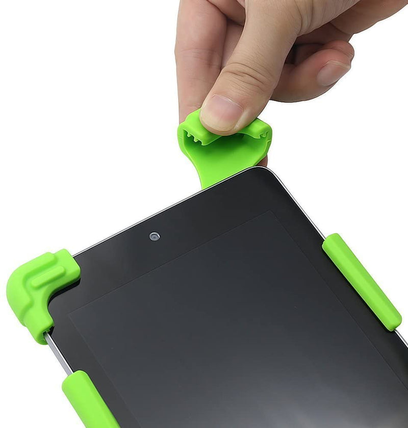 CHINFAI Universal 7 inch Tablet Case Shockproof Silicone Stand Cover for All Versions RCA Voyager Vankyo Yuntab Samsung Google Nexus MatrixPad Z1 Huawei 7" Android Tablet and More, Green