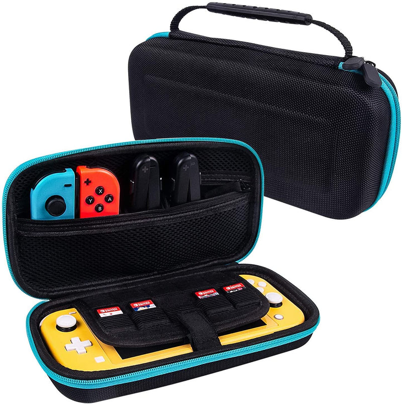 CHIN FAI Silicone Grip Cover with Carrying Case & Screen Protector for Nintendo Switch Lite