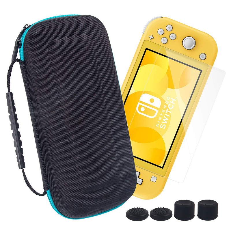 CHIN FAI Carrying Case Pouch for Nintendo Switch Lite and Accessories with Screen Protector Hard Shell Travel Storage Case with Handle and 10 Game Cartridges [video game]